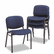 ALESC67FA20B Continental Series Stacking Chairs, Blue Fabric Upholstery, 4/Carton By ALERA