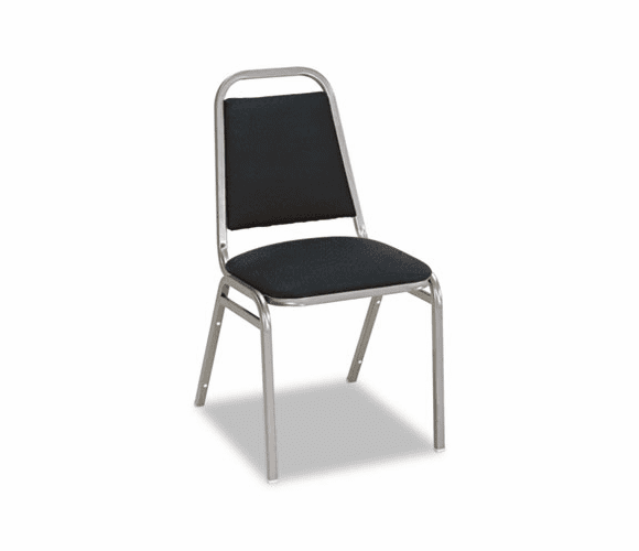 ALESC68FA20C Continental Series Square Back Stacking Chairs, Blue Fabric Upholstery, 4/Carton By ALERA