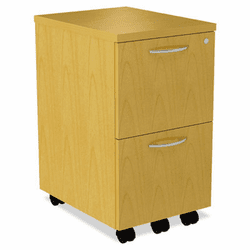 ALESE521620MP SedinaAG Series Mobile File/File Pedestal, 15-3/8w x 20d x 27-1/2h, Maple By ALERA