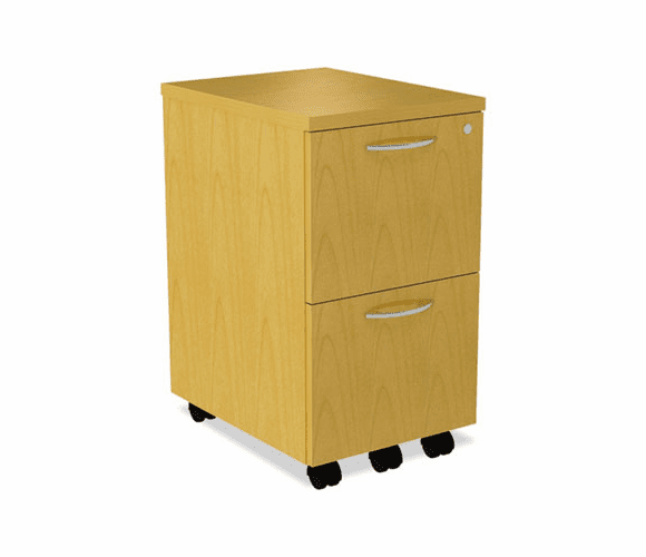 ALESE521620MP SedinaAG Series Mobile File/File Pedestal, 15-3/8w x 20d x 27-1/2h, Maple By ALERA