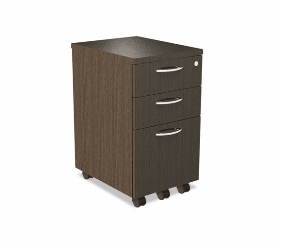 ALESE531620ES SedinaAG Series Mobile Box/Box/File Pedestal, 15-3/8w x 20d x 27-1/2h, Espresso By ALERA