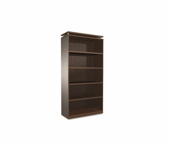 ALESE637236ES SedinaAG Series Bookcase, 5 Shelves, 36w x 15d x 72h, Espresso By ALERA