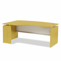ALESEL227248MP SedinaAG Series Left-Hand Porkchop Desk Shell, 72w x 47-5/8d x 29-1/2h, Maple By ALERA