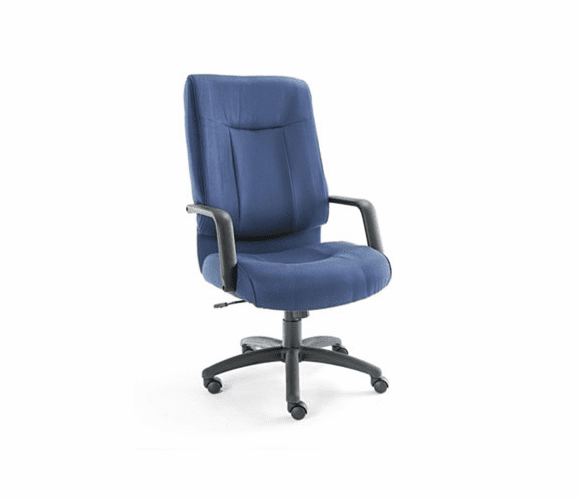 ALEST41FA20B Stratus Series High-Back Swivel/Tilt Chair, Blue Fabric By ALERA