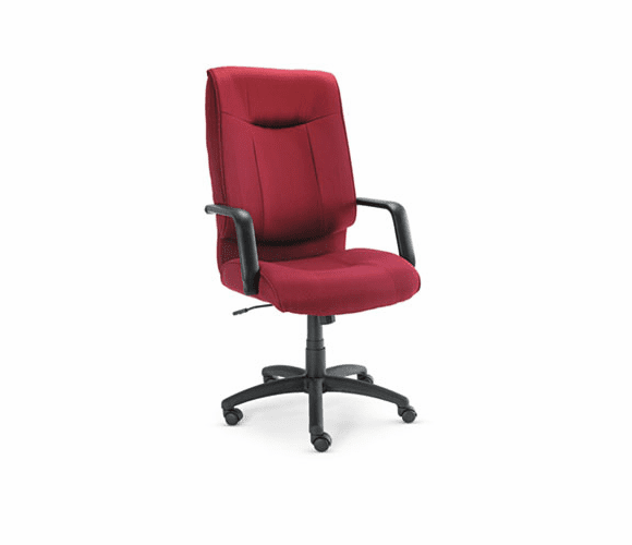 ALEST41FA30B Stratus Series High-Back Swivel/Tilt Chair, Burgundy Fabric By ALERA