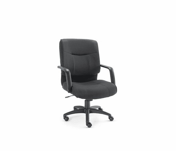 ALEST42FA10B Stratus Series Mid-Back Swivel/Tilt Chair, Black Fabric By ALERA
