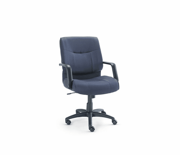 ALEST42FA20B Stratus Series Mid-Back Swivel/Tilt Chair, Blue Fabric By ALERA