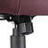 ALEST42FA30B Stratus Series Mid-Back Swivel/Tilt Chair, Burgundy Fabric By ALERA