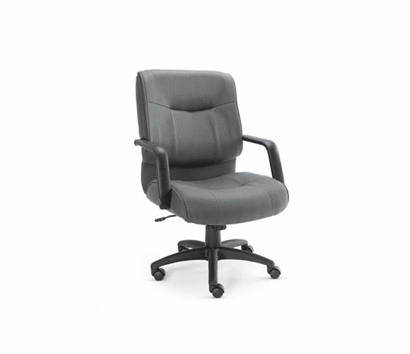 ALEST42FA40B Stratus Series Mid-Back Swivel/Tilt Chair, Gray Fabric By ALERA