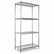 ALESW503618BA Wire Shelving Starter Kit, 4 Shelves, 36w x 18d x 72h, Black Anthracite By ALERA