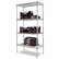 ALESW503618SR Wire Shelving Starter Kit, 4 Shelves, 36w x 18d x 72h, Silver By ALERA