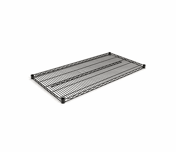ALESW584824BL Industrial Wire Shelving Extra Wire Shelves, 48w x 24d, Black, 2 Shelves/Carton By ALERA