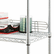 ALESW59BS48SR Wire Shelving Back Support, 48" Wide, Silver, 2 Supports/Pack By ALERA