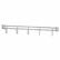 ALESW59HB424SR Hook Bars For Wire Shelving, 5 Hooks, 24" Deep, Silver, 2 Bars/Pack By ALERA