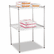 ALESW59PO36SR Stackable Posts For Wire Shelving, 36" High, Silver, 4/Pack By ALERA