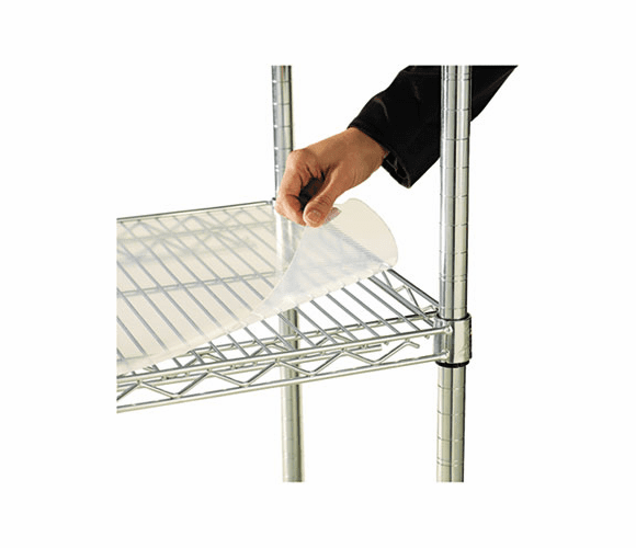 ALESW59SL3624 Shelf Liners For Wire Shelving, 36w x 24d, Clear Plastic, 4/Pack By ALERA