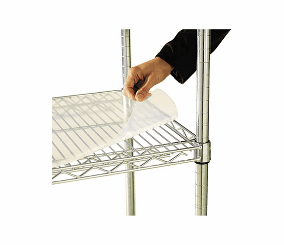 ALESW59SL4818 Shelf Liners For Wire Shelving, 48w x 18d, Clear Plastic, 4/Pack By ALERA