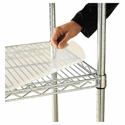 ALESW59SL4824 Shelf Liners For Wire Shelving, 48w x 24d, Clear Plastic, 4/Pack By ALERA