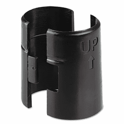 ALESW59SLBL Wire Shelving Shelf Lock Clips, Plastic, Black, 4 Clips/Pack By ALERA