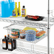 ALESW59WB2418SR Sliding Wire Basket For Wire Shelving, 18w x 24d x 8h, Silver By ALERA