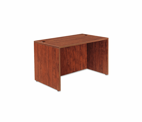 ALEVA214830MC Valencia Series Straight Front Desk Shell, 47-1/4 x 29-1/2 x 29-1/2, Med Cherry By ALERA
