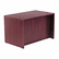 ALEVA214830MY Valencia Series Straight Front Desk Shell, 47-1/4w x 29-1/2d x 29-1/2h, Mahogany By ALERA