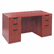 ALEVA216030MC Valencia Series Straight Front Desk Shell, 59-1/8 x 29-1/2 x 29-1/2, Med Cherry By ALERA