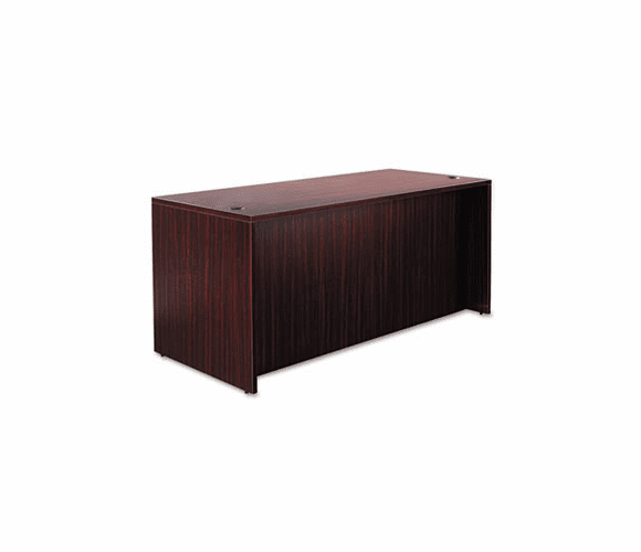 ALEVA216630MY Valencia Series Straight Front Desk Shell, 65w x 29-1/2d x 29-1/2h, Mahogany By ALERA
