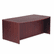 ALEVA227236MY Valencia Bow Front Desk Shell, 71w x 35-1/2d to 41-3/8d x 29-1/2h, Mahogany By ALERA