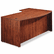 ALEVA22L7248MC Valencia Series Left-Hand Porkchop Desk Shell, 72 x 48 x 29-1/2, Medium Cherry By ALERA