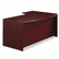 ALEVA22L7248MY Valencia Series Left-Hand Porkchop Desk Shell, 72w x 48d x 29-1/2h, Mahogany By ALERA