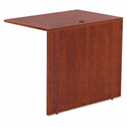 ALEVA243624MC Valencia Series Bridge, 35-1/2w x 23-5/8d, Medium Cherry/Charcoal By ALERA