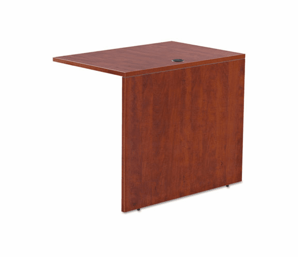 ALEVA243624MC Valencia Series Bridge, 35-1/2w x 23-5/8d, Medium Cherry/Charcoal By ALERA