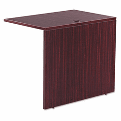 ALEVA243624MY Valencia Series Bridge, 35-1/2w x 23-5/8d, Mahogany/Charcoal By ALERA