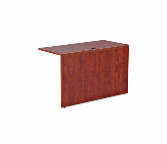 ALEVA244824MC Valencia Series Bridge, 47-1/4w x 23-5/8d, Medium Cherry/Charcoal By ALERA