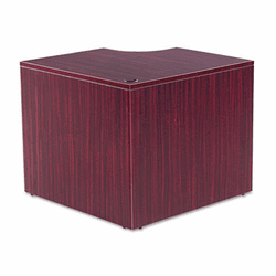 ALEVA253636MY Valencia Series Corner Desk Shell, 36w x 36d x 29-1/2h, Mahogany By ALERA