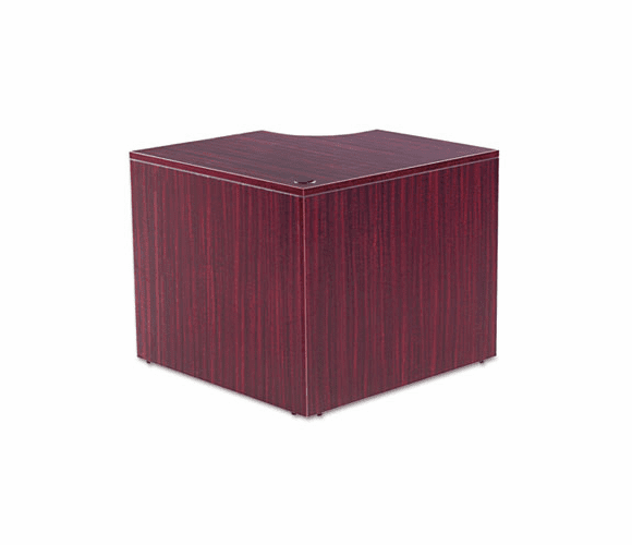 ALEVA253636MY Valencia Series Corner Desk Shell, 36w x 36d x 29-1/2h, Mahogany By ALERA