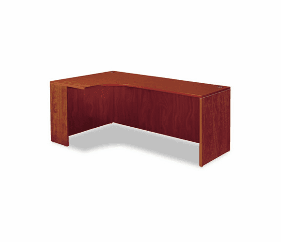 ALEVA25L7224MC Valencia Series Credenza w/Left Corner Extension, 71"w, Medium Cherry By ALERA