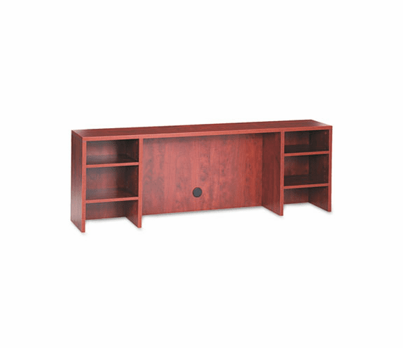 ALEVA267212MC Valencia Series Organizer Hutch, 70-3/4w x 11-3/4d x 23-1/2h, Medium Cherry By ALERA