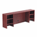 ALEVA267212MY Valencia Series Organizer Hutch, 70-3/4w x 11-3/4d x 23-1/2h, Mahogany By ALERA