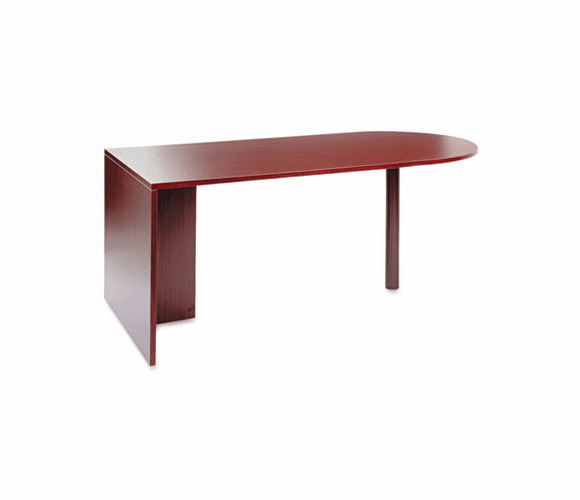 ALEVA277236MY Valencia Series D-Top Desk, 72w x 36d x 29-1/2h, Mahogany By ALERA