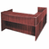 ALEVA284824MC Valencia Reversible Reception Screen, 47-1/4w x 23-5/8d x 16h, Medium Cherry By ALERA