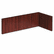 ALEVA284824MY Valencia Series Reversible Reception Screen, 47-1/4w x 23-5/8d x 16h, Mahogany By ALERA