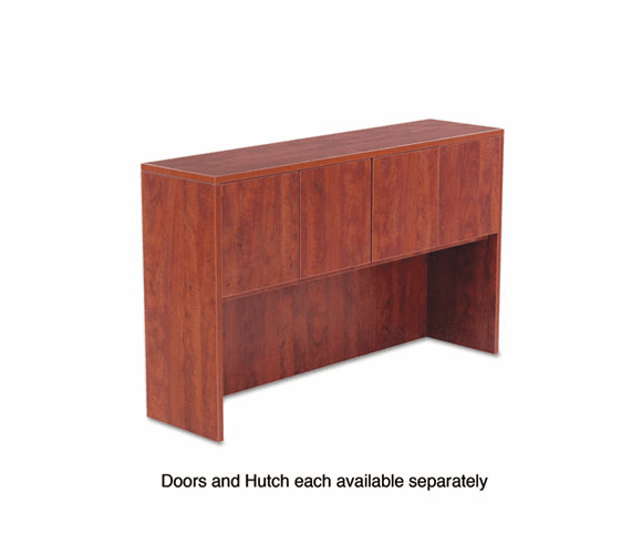 ALEVA291430MC Valencia Series Hutch Doors, Laminate, 14w x 3/4d x 15h, Medium Cherry, 4/Set By ALERA