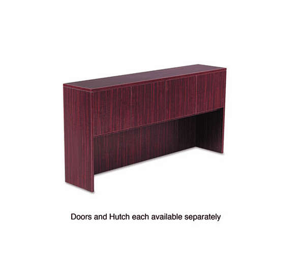ALEVA291530MY Valencia Series Hutch Doors, Laminate, 15-1/2w x 3/4d x 15h, Mahogany, 4/ST By ALERA