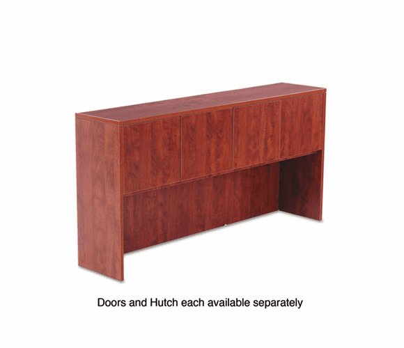 ALEVA291730MC Valencia Series Hutch Doors, Laminate, 17w x 3/4d x 15h, Medium Cherry, 4/Set By ALERA