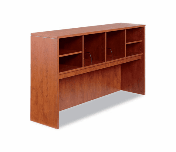 ALEVA296615MC Valencia Series Open Storage Hutch, 64-3/4w x 15d x 35-1/2h, Medium Cherry By ALERA