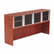 ALEVA297215MC Valencia Series Open Storage Hutch, 70-5/8w x 15d x 35-1/2h, Medium Cherry By ALERA