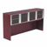 ALEVA297215MY Valencia Series Open Storage Hutch, 70-5/8w x 15d x 35-1/2h, Mahogany By ALERA