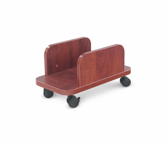 ALEVA311220MC Valencia Series Mobile CPU Cart, 10-1/4w x 19d x 9-1/2h, Medium Cherry By ALERA